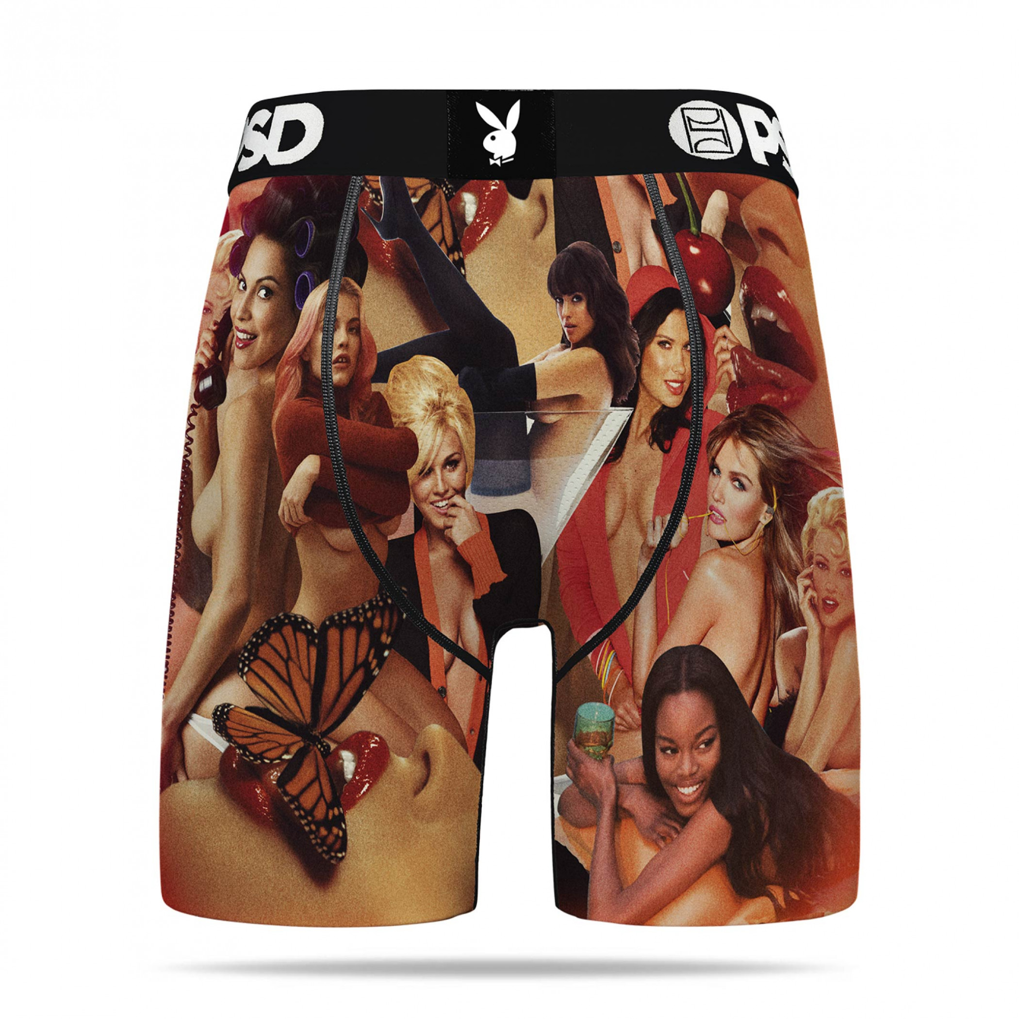 Playboy Cover Girls Collage All Over Print Boxer Briefs